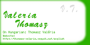 valeria thomasz business card